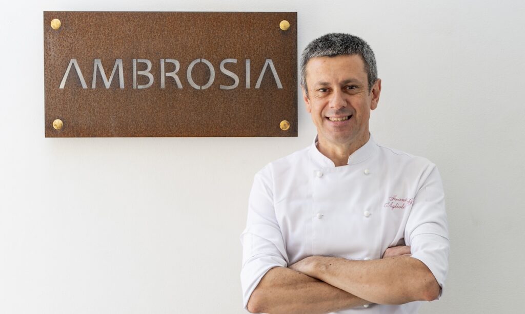 Franco Agliolo chef patron di Ambrosia